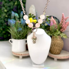 Load image into Gallery viewer, Moldavite & Rose Quartz Choker