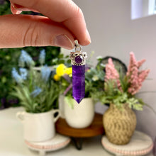 Load image into Gallery viewer, Amethyst Point Pendant Sterling Silver
