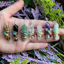 Load image into Gallery viewer, Chakra Spiral Pendant