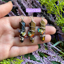 Load image into Gallery viewer, Chakra Spiral Pendant