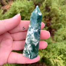 Load image into Gallery viewer, Moss Agate Tower