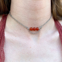 Load image into Gallery viewer, Customizable Beaded Chain Choker