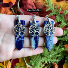 Load image into Gallery viewer, Tree of Life Crystal Pendant