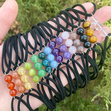 Load image into Gallery viewer, Crystal Beaded Choker