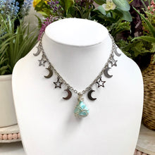 Load image into Gallery viewer, Amazonite Charmed Moon Choker

