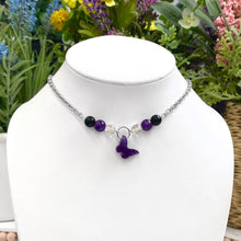 Load image into Gallery viewer, Amethyst Butterfly Choker
