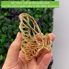 Load image into Gallery viewer, Gold Forest Fairy Claw Clip

