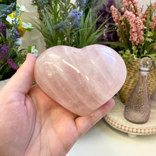 Load image into Gallery viewer, Rose Quartz Heart with Dendritic

