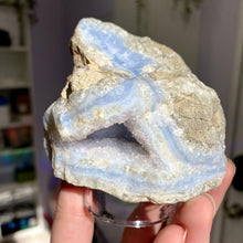 Load image into Gallery viewer, Blue Lace Agate Chalcedony Specimen (#1)
