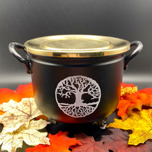 Load image into Gallery viewer, Tree of Life Incense &amp; Herb Cauldron

