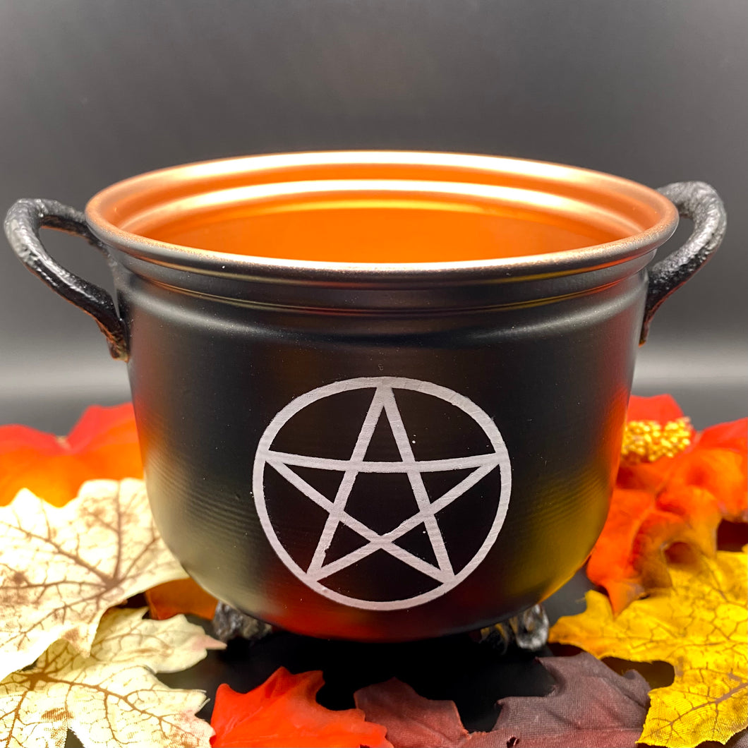 Pentagram Incense & Herb Cauldron