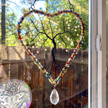 Load image into Gallery viewer, Beaded Tree of Life Suncatcher (White)
