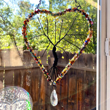 Load image into Gallery viewer, Beaded Tree of Life Suncatcher (Green)
