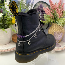 Load image into Gallery viewer, Super 7 &amp; Amethyst Silver Boot Chains (Set of 2)
