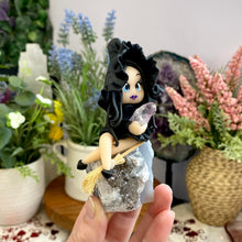 Load image into Gallery viewer, Amethyst Witch Clay Sculpture (B)
